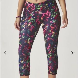 Fabletics high waisted crop leggings